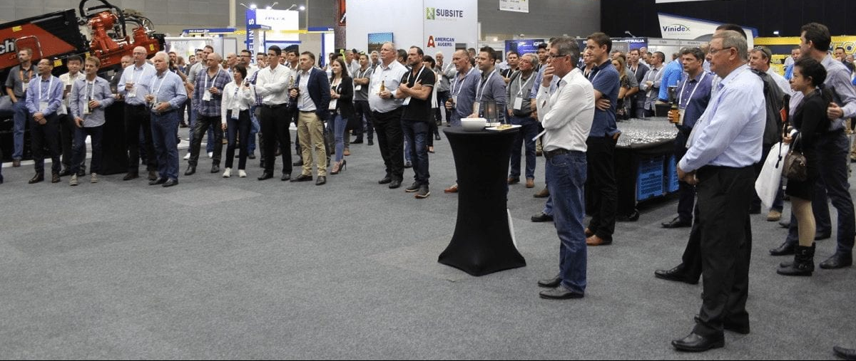 Delegates at a No-Dig Down Under exhibition